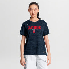 Cleveland Guardians Women's Authentic Collection Velocity Dri-FIT T-Shirt - Navy | Nike
