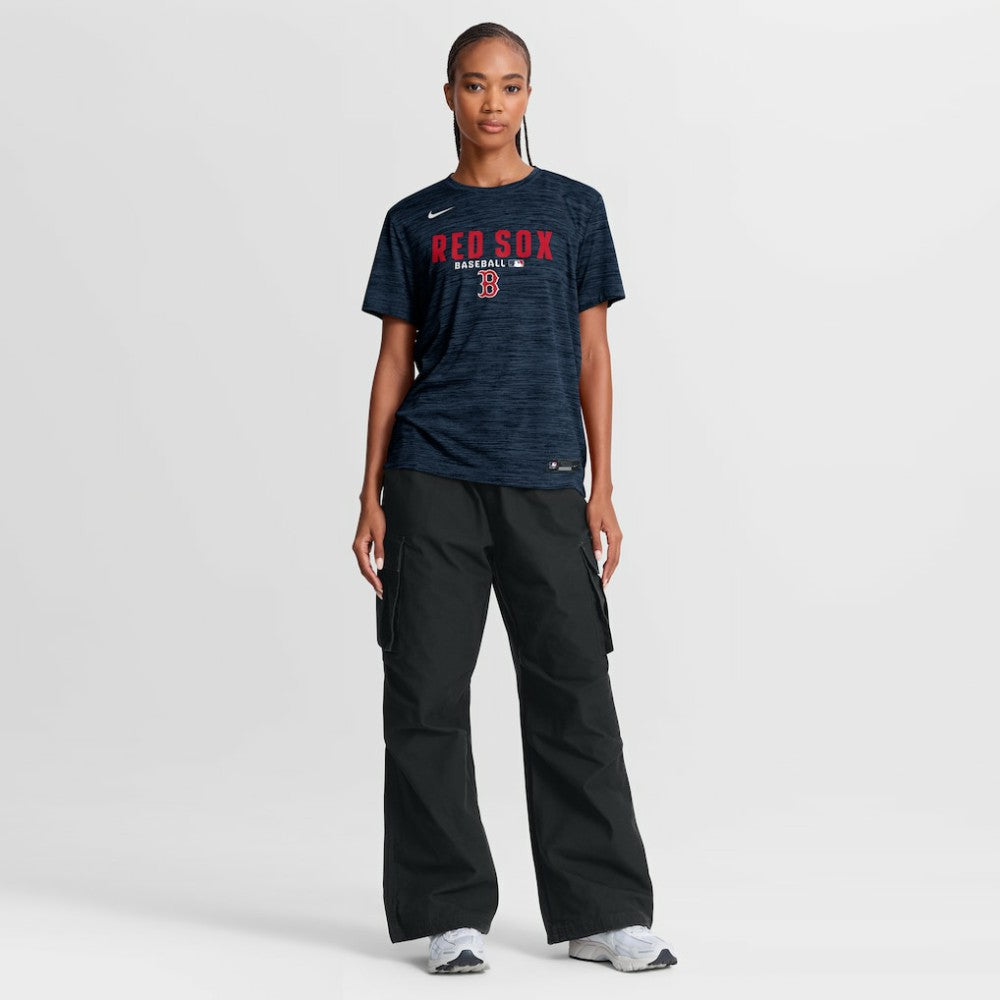 Boston Red Sox Women's Authentic Collection Velocity Dri-FIT T-Shirt - Navy | Nike