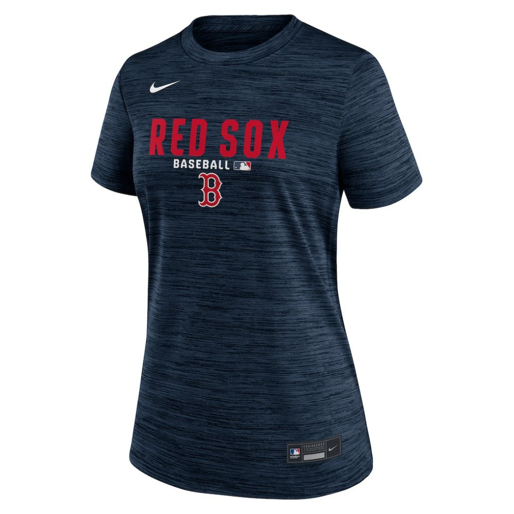 Boston Red Sox Women's Authentic Collection Velocity Dri-FIT T-Shirt - Navy | Nike