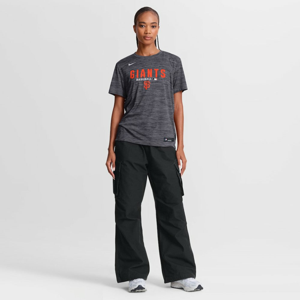 San Francisco Giants Women's Authentic Collection Velocity Dri-FIT T-Shirt - Black | Nike