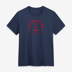 Boston Red Sox Women's Authentic Collection Early Work Tri-Blend Dri-FIT T-Shirt - Navy | Nike