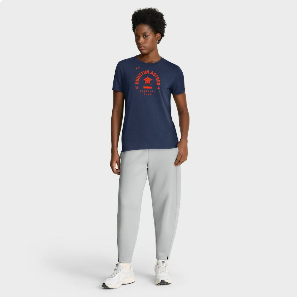 Houston Astros Women's Authentic Collection Early Work Tri-Blend Dri-FIT T-Shirt - Navy | Nike