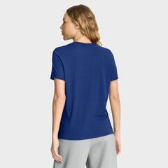 Chicago Cubs Women's Authentic Collection Early Work Tri-Blend Dri-FIT T-Shirt - Royal | Nike