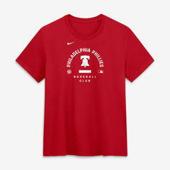 Philadelphia Phillies Women's Authentic Collection Early Work Tri-Blend Dri-FIT T-Shirt - Red | Nike
