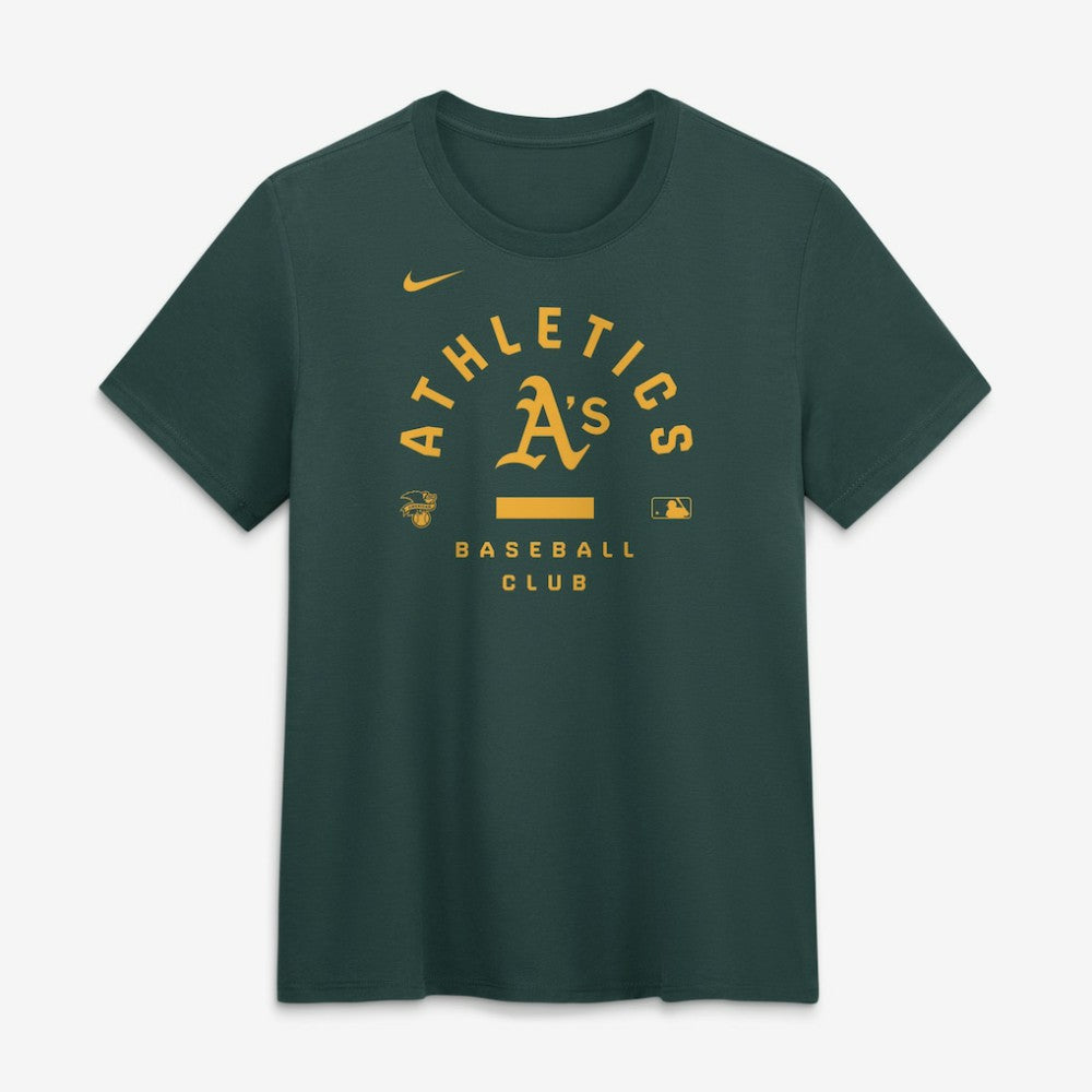 Athletics Women's Authentic Collection Early Work Tri-Blend Dri-FIT T-Shirt - Green | Nike
