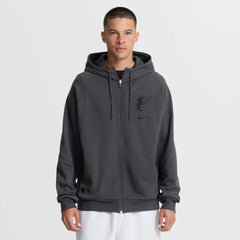 Baltimore Orioles Authentic Collection Player Raglan Dri-FIT Full-Zip Hoodie - Anthracite | Nike