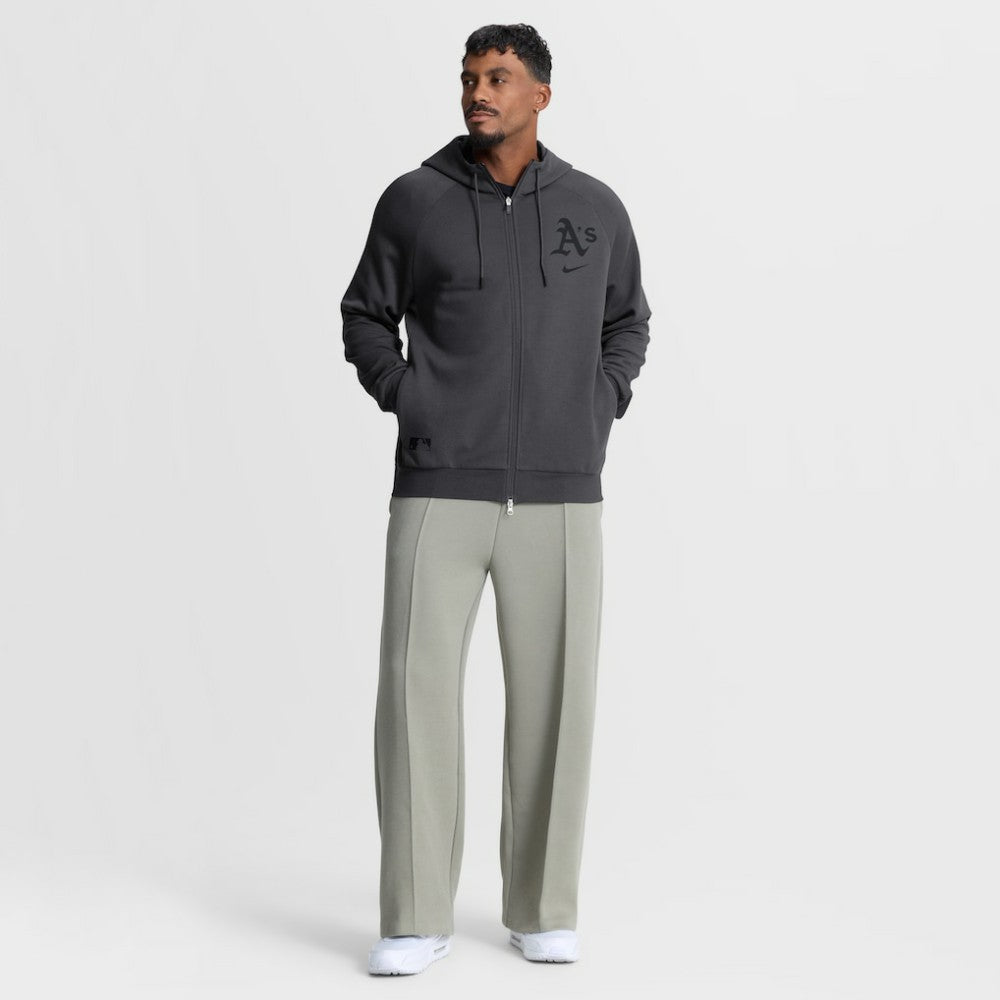 Athletics Authentic Collection Player Raglan Dri-FIT Full-Zip Hoodie - Anthracite | Nike