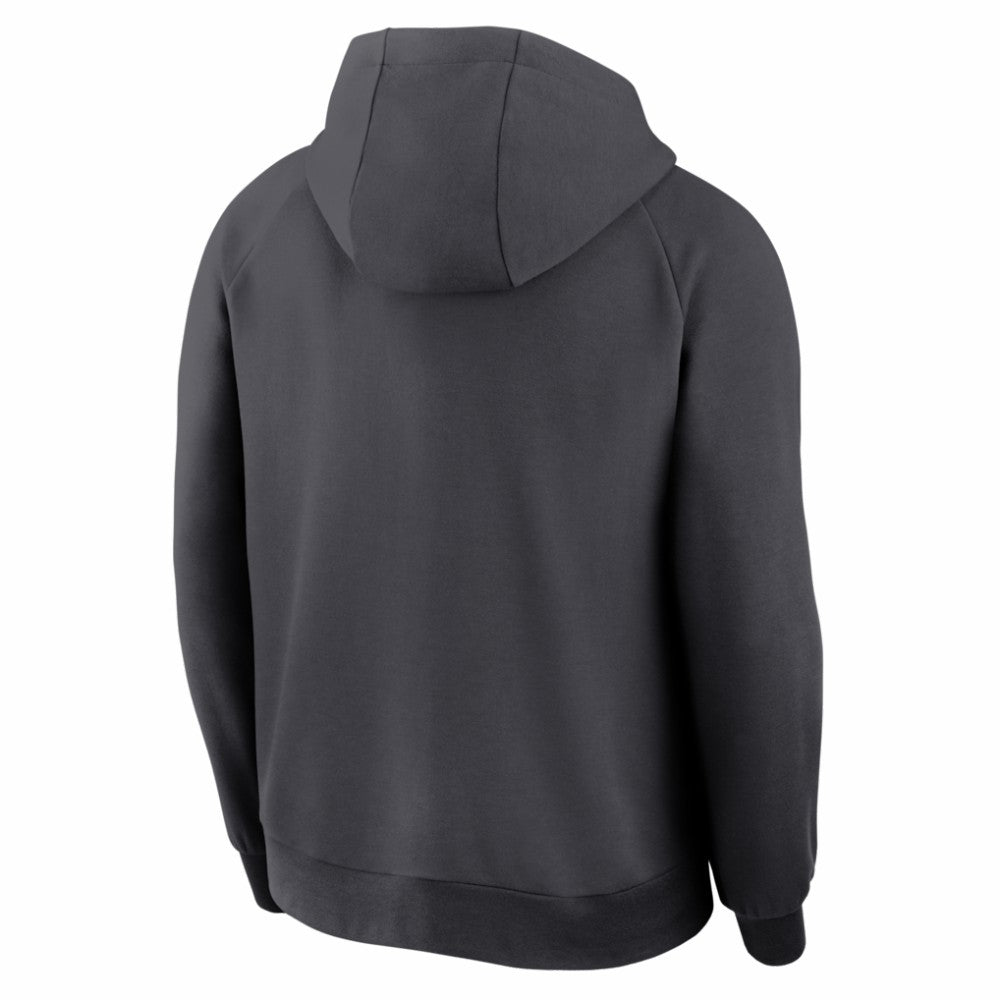 New York Yankees Authentic Collection Player Raglan Dri-FIT Full-Zip Hoodie - Anthracite | Nike