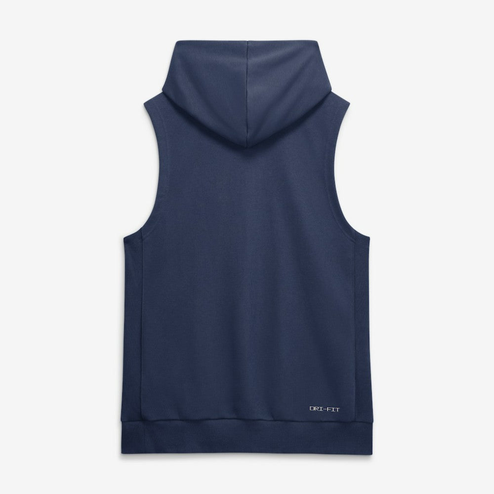 Milwaukee Brewers Authentic Collection Standard Issue Dri-FIT Sleeveless Hoodie - Navy | Nike