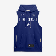 Los Angeles Dodgers Authentic Collection Standard Issue Dri-FIT Sleeveless Hoodie - Royal | Nike