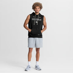 Los Angeles Dodgers Authentic Collection Standard Issue Dri-FIT Sleeveless Hoodie - Black | Nike