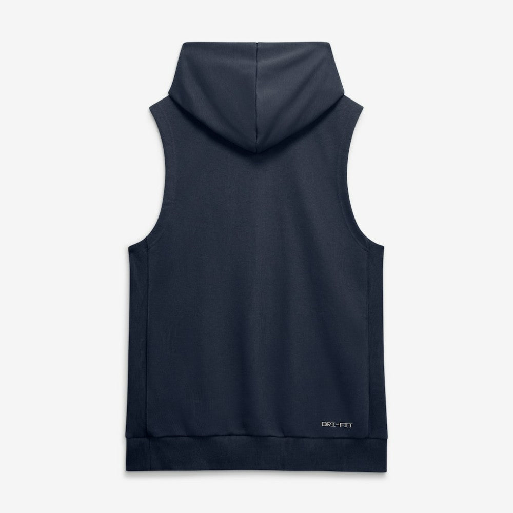 Atlanta Braves Authentic Collection Standard Issue Dri-FIT Sleeveless Hoodie - Navy | Nike