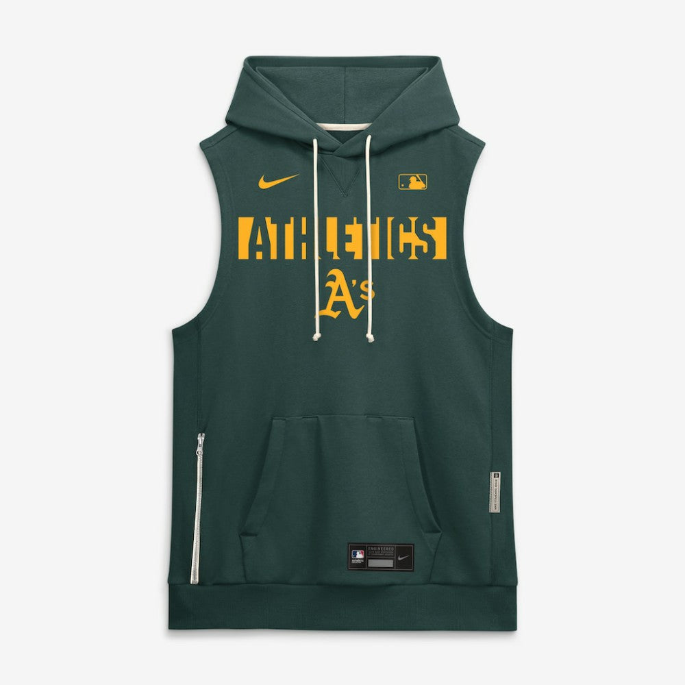 Athletics Authentic Collection Standard Issue Dri-FIT Sleeveless Hoodie - Green | Nike