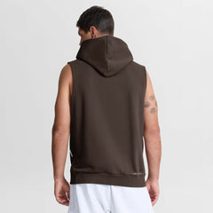 San Diego Padres Authentic Collection Standard Issue Dri-FIT Sleeveless Hoodie - Brown | Nike
