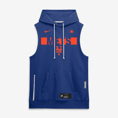 New York Mets Authentic Collection Standard Issue Dri-FIT Sleeveless Hoodie - Royal | Nike