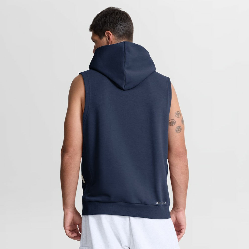 Tampa Bay Rays Authentic Collection Standard Issue Dri-FIT Sleeveless Hoodie - Navy | Nike