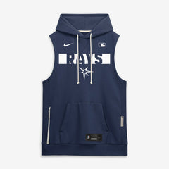 Tampa Bay Rays Authentic Collection Standard Issue Dri-FIT Sleeveless Hoodie - Navy | Nike