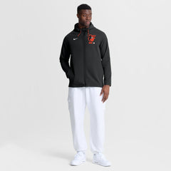 Baltimore Orioles Authentic Collection Raglan Therma-FIT Full-Zip Hooded Jacket - Black | Nike
