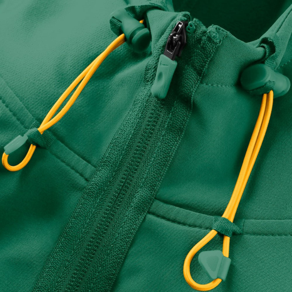 Athletics Authentic Collection Raglan Therma-FIT Full-Zip Hooded Jacket - Kelly Green | Nike