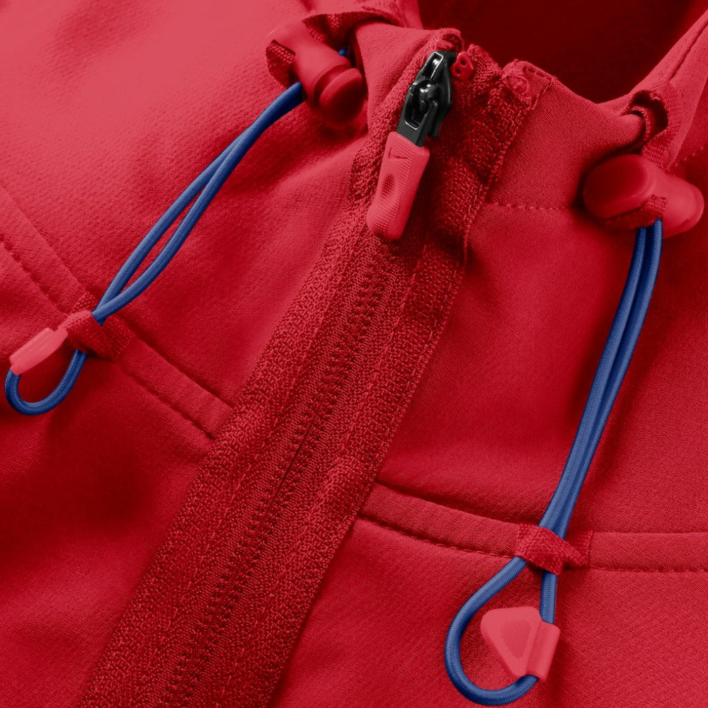 Philadelphia Phillies Authentic Collection Raglan Therma-FIT Full-Zip Hooded Jacket - Red | Nike