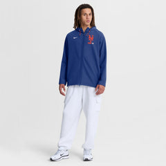 New York Mets Authentic Collection Raglan Therma-FIT Full-Zip Hooded Jacket - Royal | Nike