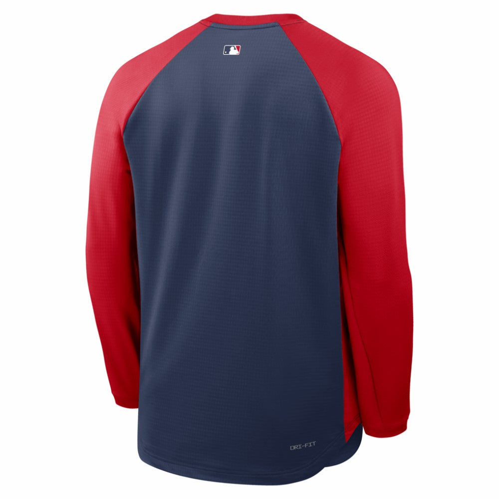 Los Angeles Angels Authentic Collection Raglan Dri-FIT Sweatshirt - Navy | Nike