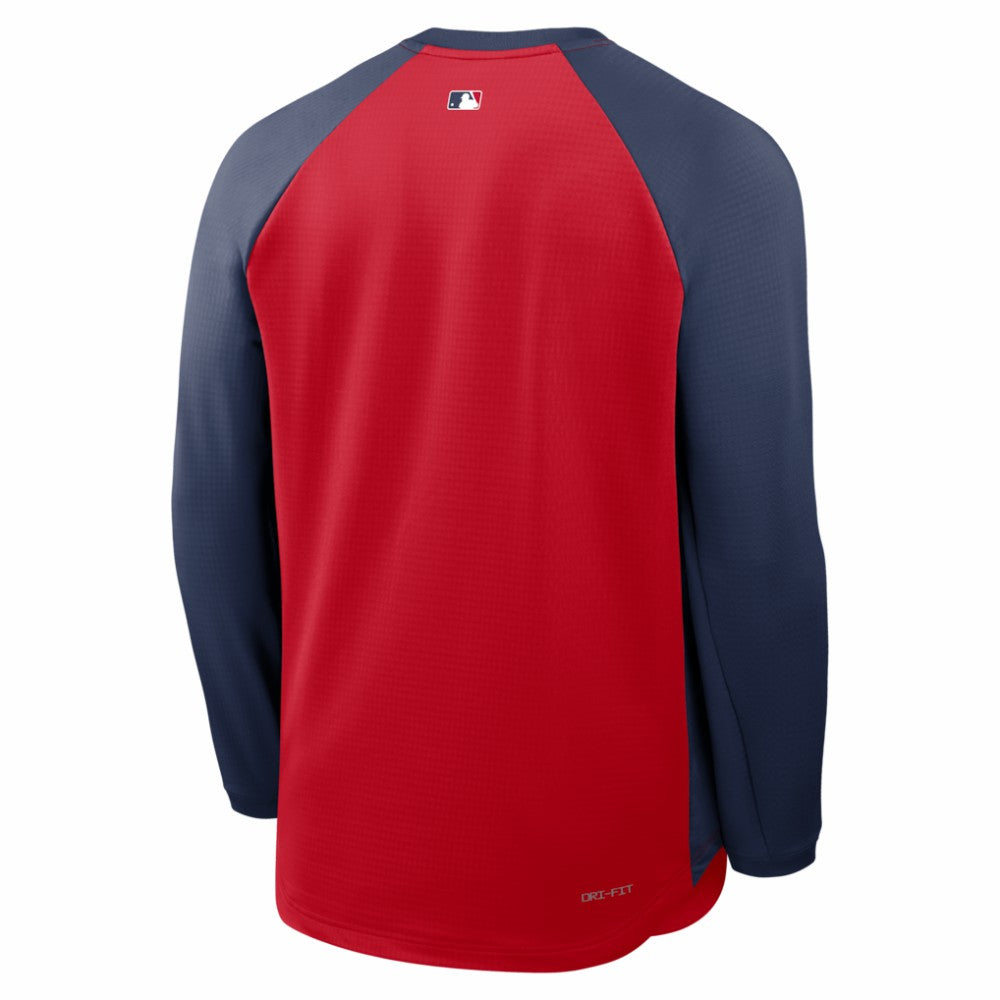 Boston Red Sox Authentic Collection Raglan Dri-FIT Sweatshirt - Red | Nike