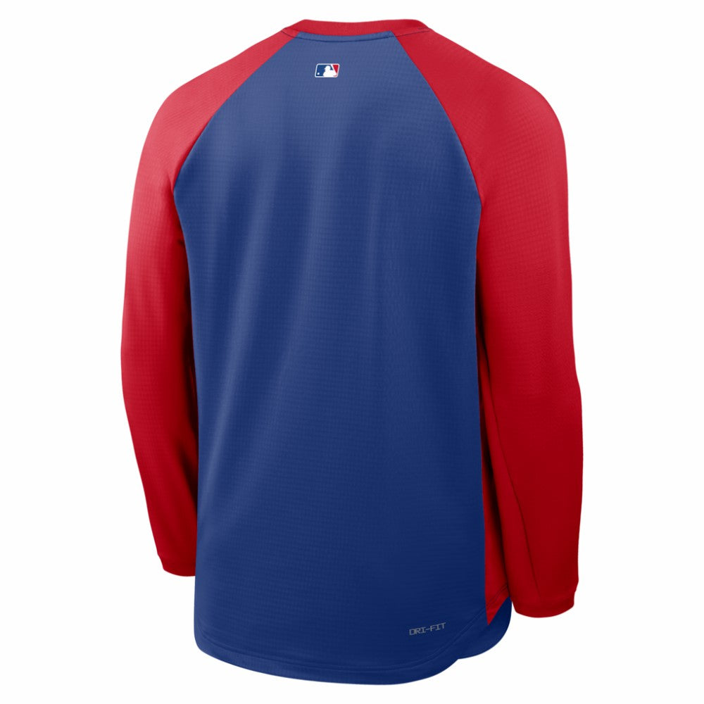 Philadelphia Phillies Authentic Collection Raglan Dri-FIT Sweatshirt - Royal | Nike