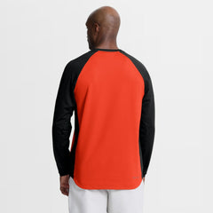 San Francisco Giants Authentic Collection Raglan Dri-FIT Sweatshirt - Orange | Nike