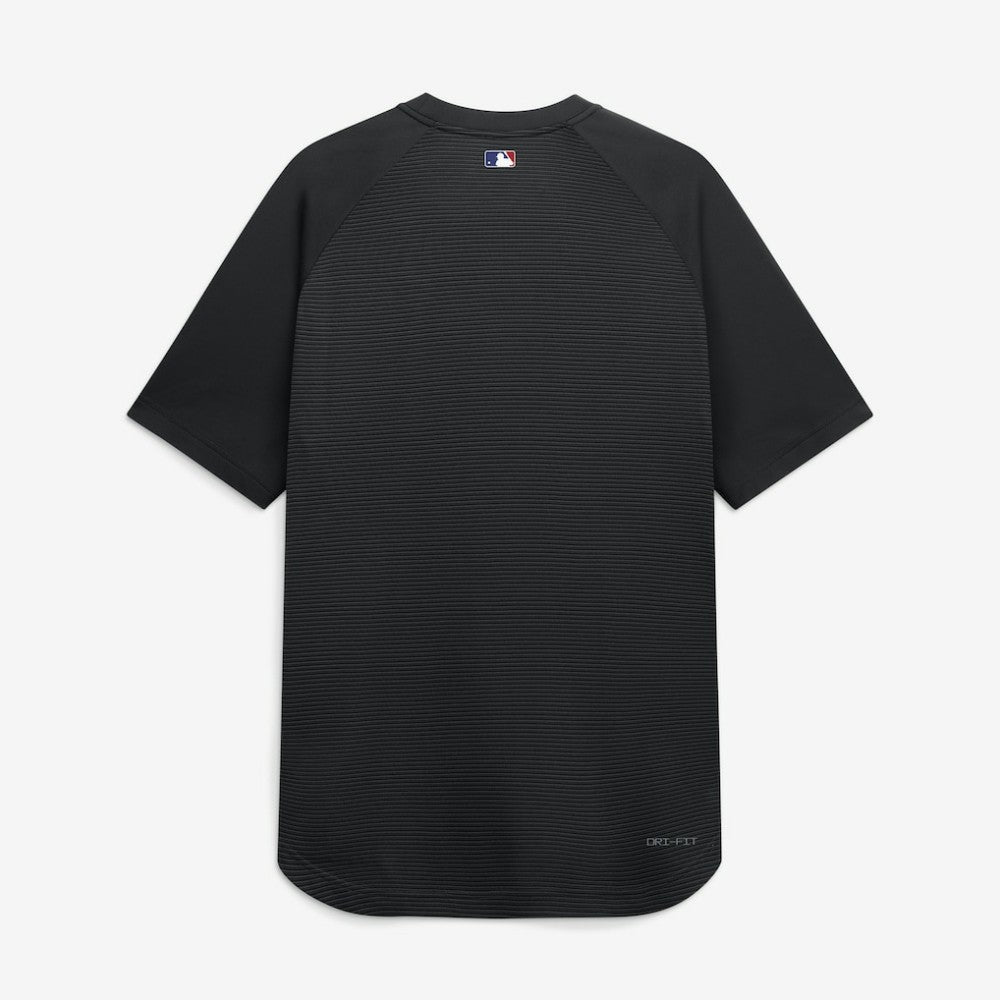 Los Angeles Dodgers Authentic Collection Batting Practice Pre-Game Raglan Dri-FIT Top - Black | Nike