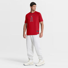 Los Angeles Angels Authentic Collection Batting Practice Pre-Game Raglan Dri-FIT Top - Red | Nike