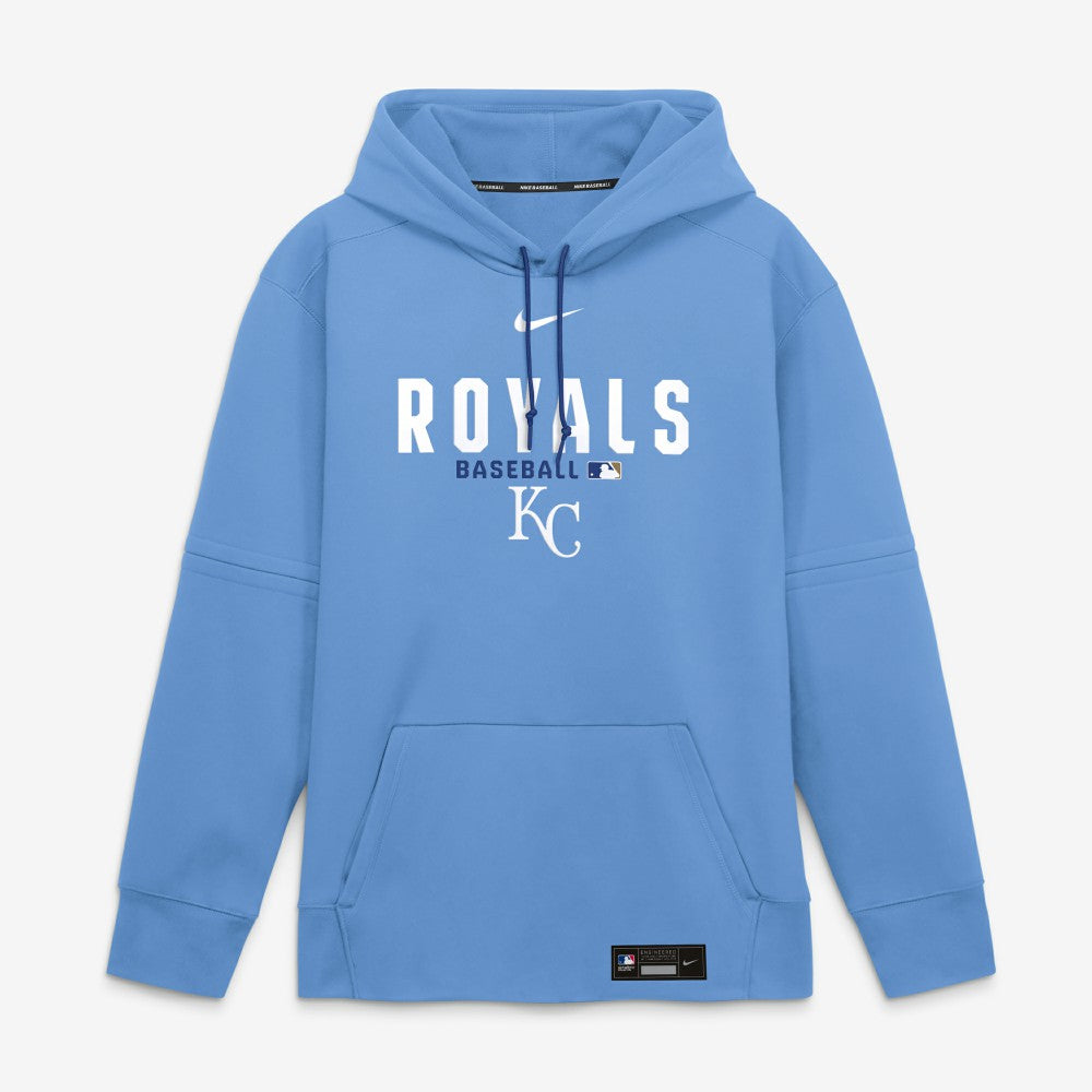 Kansas City Royals Authentic Collection Therma-FIT Hoodie - Light Blue | Nike