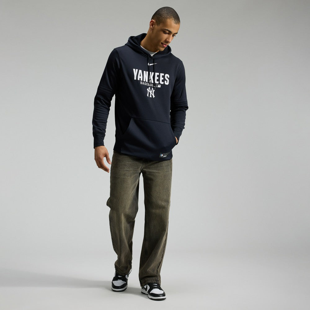 New York Yankees Authentic Collection Therma-FIT Hoodie - Navy | Nike
