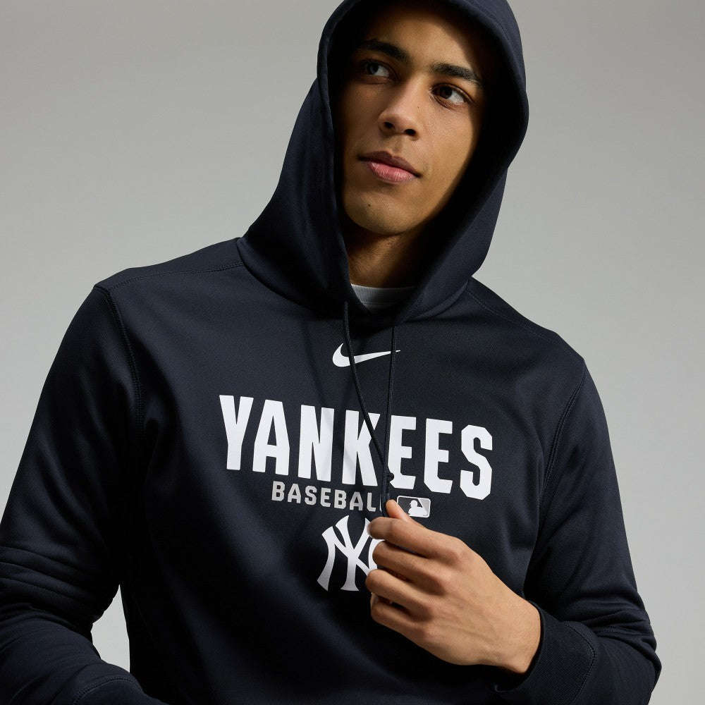 New York Yankees Authentic Collection Therma-FIT Hoodie - Navy | Nike