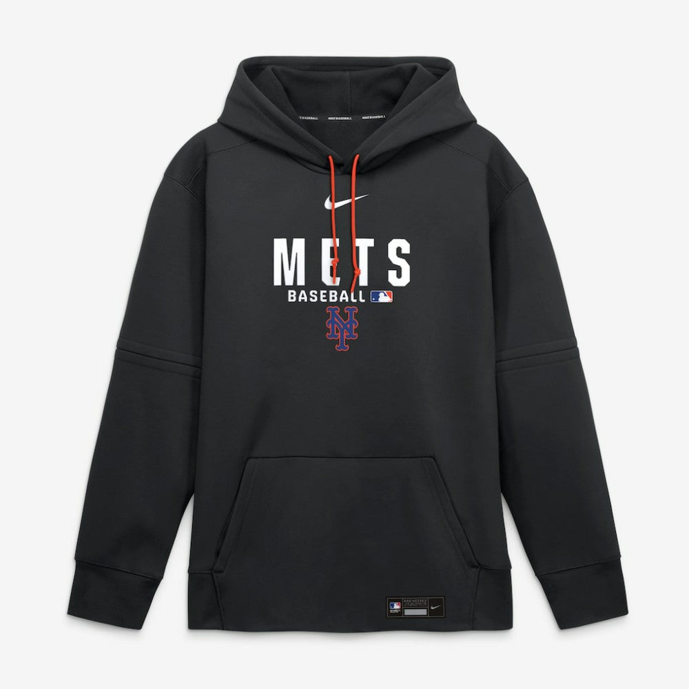 New York Mets Authentic Collection Therma-FIT Hoodie - Black | Nike