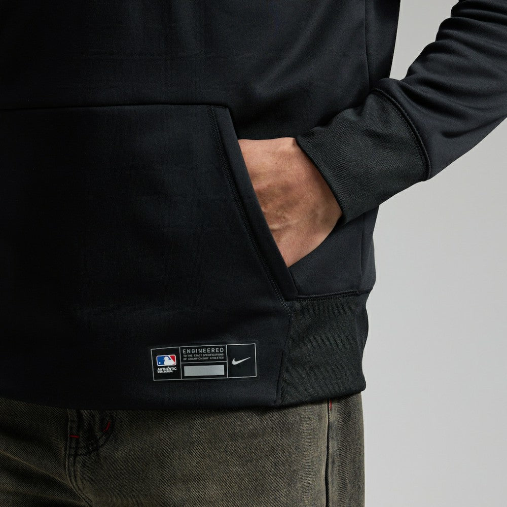 New York Mets Authentic Collection Therma-FIT Hoodie - Black | Nike