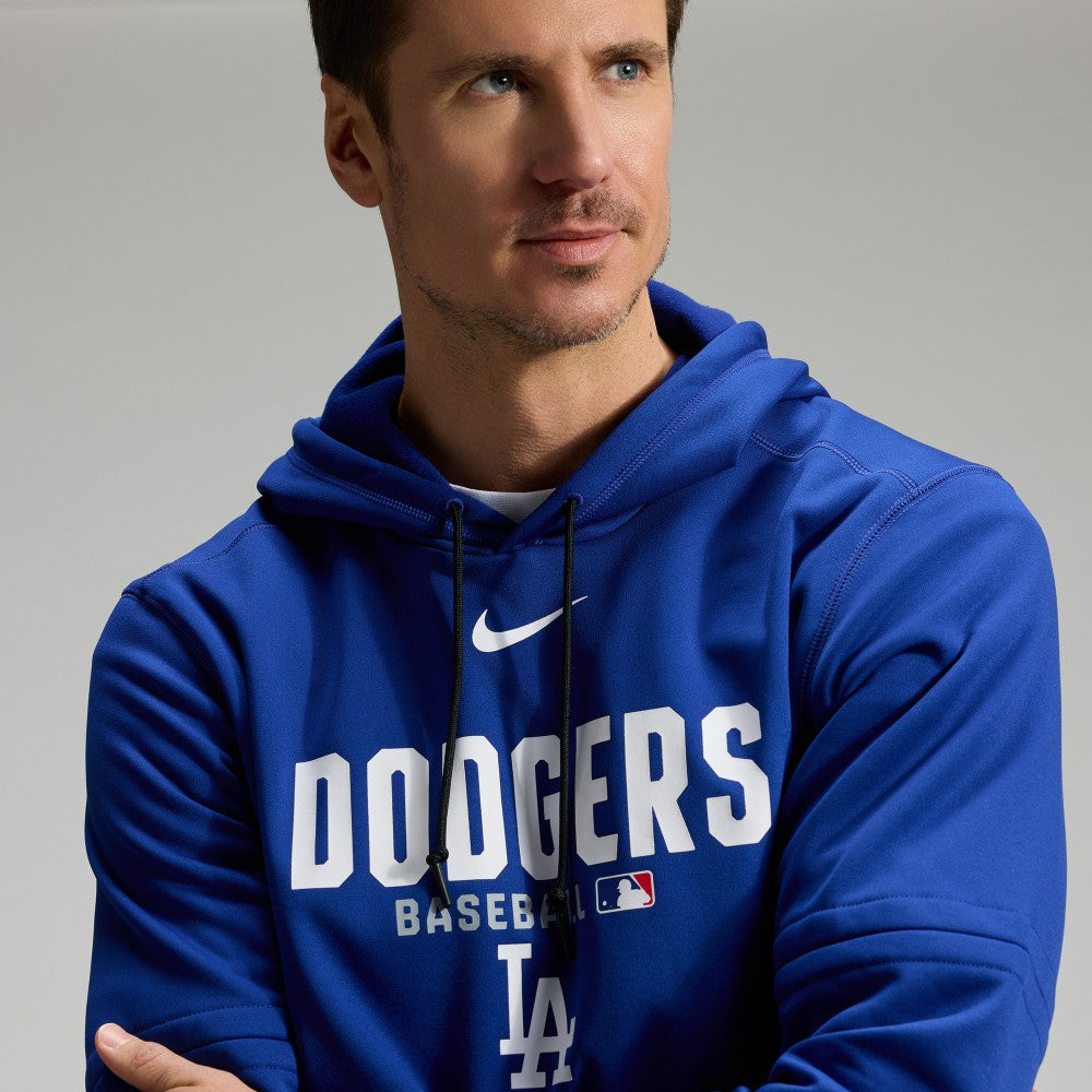 Los Angeles Dodgers Authentic Collection Therma-FIT Hoodie - Royal | Nike