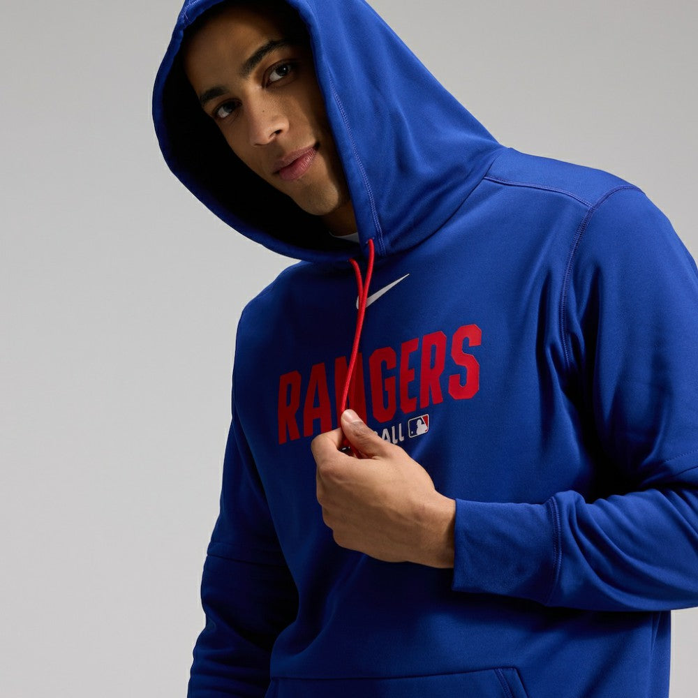 Texas Rangers Authentic Collection Therma-FIT Hoodie - Royal | Nike