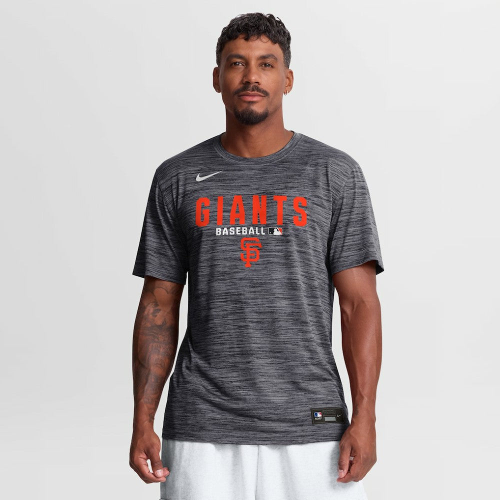San Francisco Giants Authentic Collection Velocity Dri-FIT T-Shirt - Black | Nike
