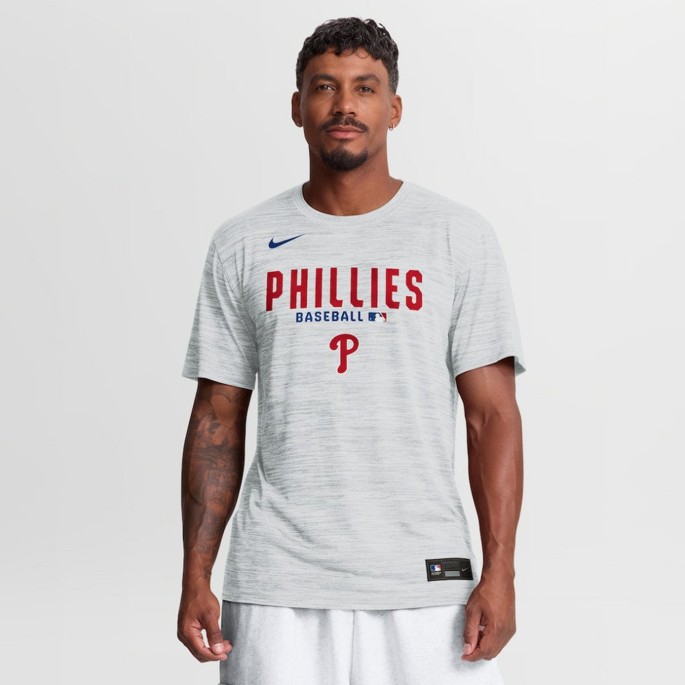 Philadelphia Phillies Authentic Collection Velocity Dri-FIT T-Shirt - White | Nike