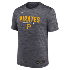 Pittsburgh Pirates Authentic Collection Velocity Dri-FIT T-Shirt - Black | Nike