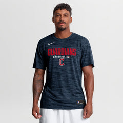 Cleveland Guardians Authentic Collection Velocity Dri-FIT T-Shirt - Navy | Nike
