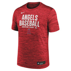 Los Angeles Angels Authentic Collection Velocity Dri-FIT T-Shirt - Red | Nike