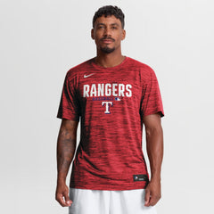 Texas Rangers Authentic Collection Velocity Dri-FIT T-Shirt - Red | Nike