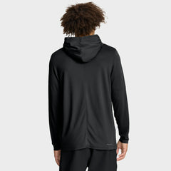 Miami Marlins Authentic Collection Dri-FIT Long Sleeve Hooded T-Shirt - Black | Nike