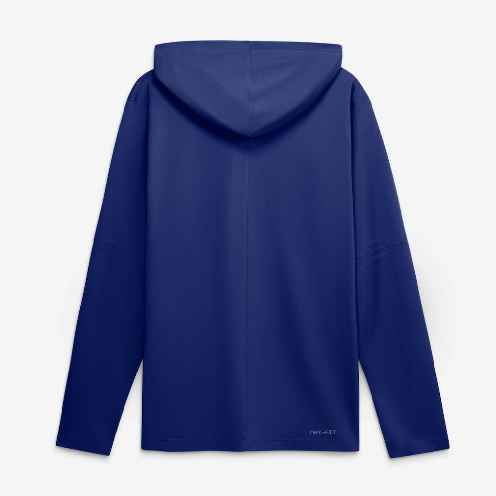 Los Angeles Dodgers Authentic Collection Dri-FIT Long Sleeve Hooded T-Shirt - Royal | Nike