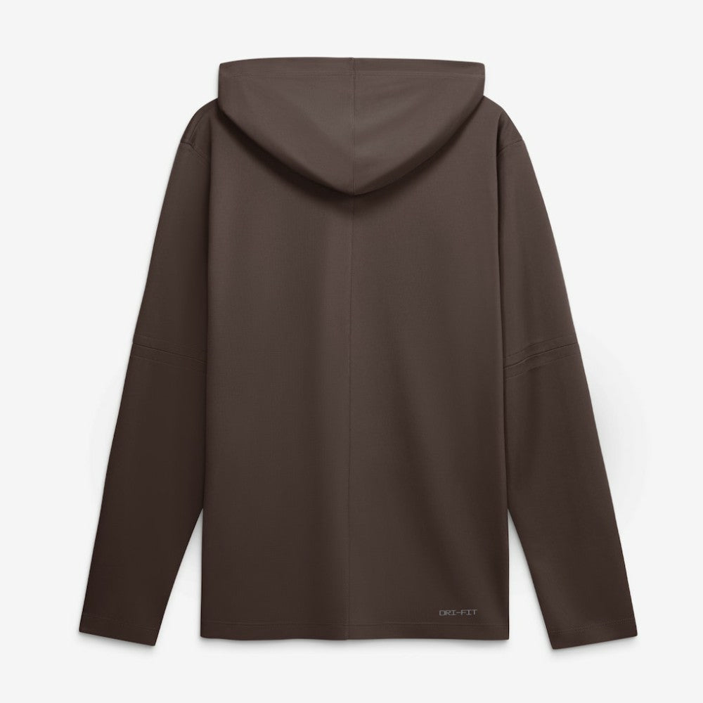 San Diego Padres Authentic Collection Dri-FIT Long Sleeve Hooded T-Shirt - Brown | Nike