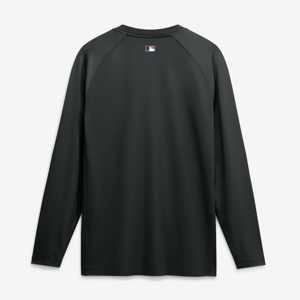 Los Angeles Dodgers Authentic Collection Game Time Raglan Long Sleeve T-Shirt - Black | Nike