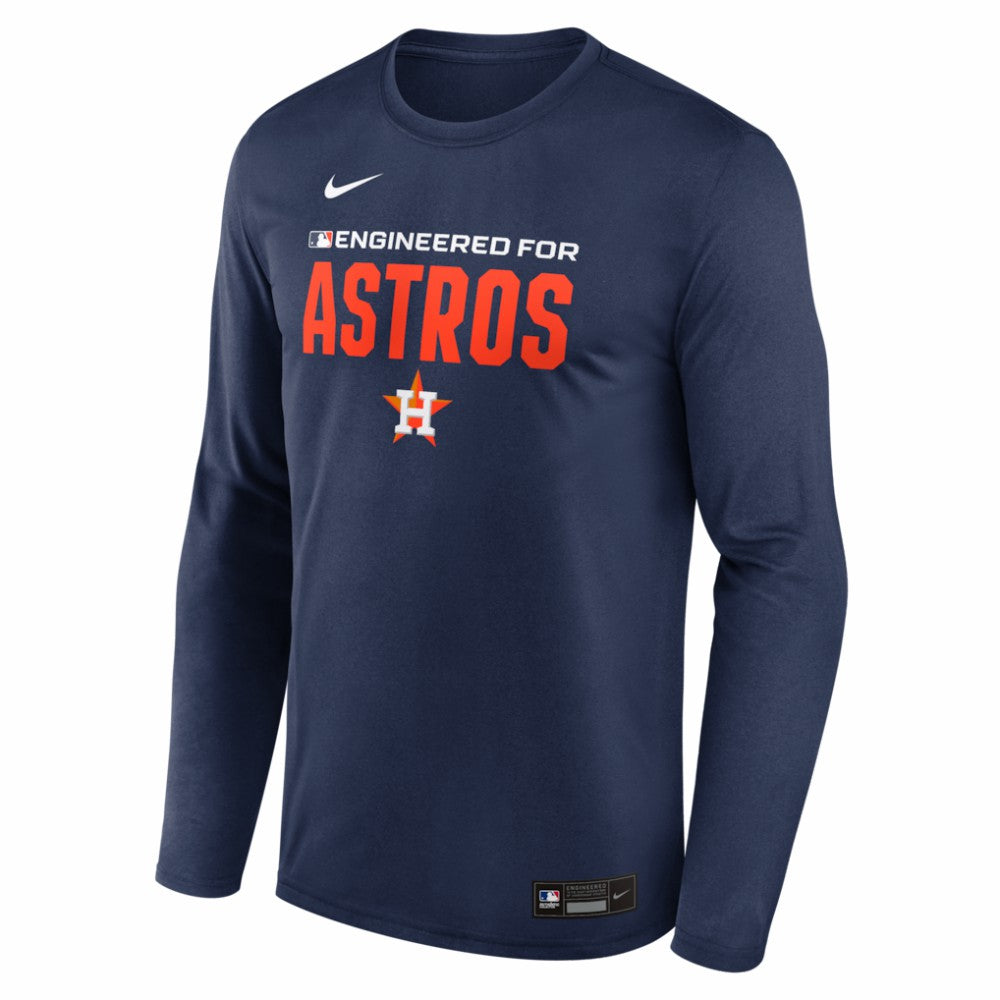 Houston Astros Authentic Collection Legend Dri-FIT Long Sleeve T-Shirt - Navy | Nike