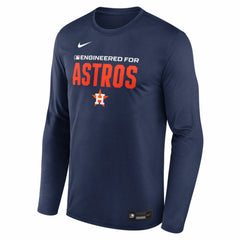 Houston Astros Authentic Collection Legend Dri-FIT Long Sleeve T-Shirt - Navy | Nike